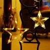LED Light Curtain Christmas Tree Lights Warm White Windows Garland Lights