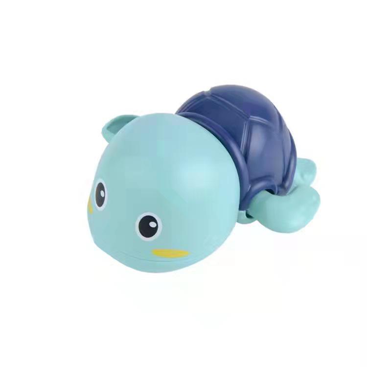 Baby Bath Toy Set: Wind-Up Dolphin & Turtle