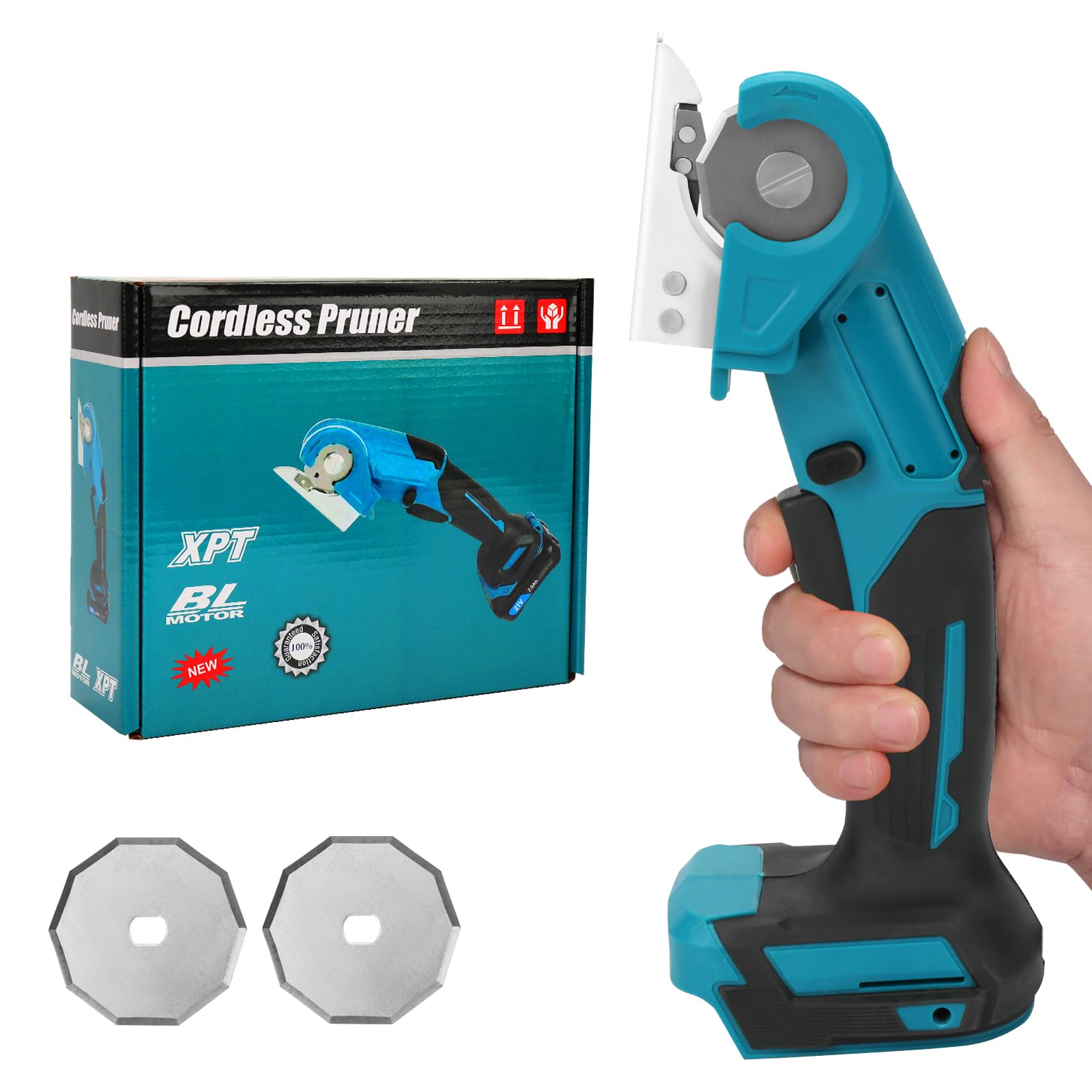 

Беспроводные электрические ножницы и ножницы для и совместимые с Makita 300 и включают два сменных лезвия, продаются с заменой картона,