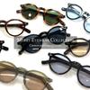 [MERRY PLEASURE] Sunglasses for Men and Women, Fashion Glasses, Crown Panto, Round Glasses, Boston Style, Tinted Lenses, Lightly Tinted, BROWN×CLEAR