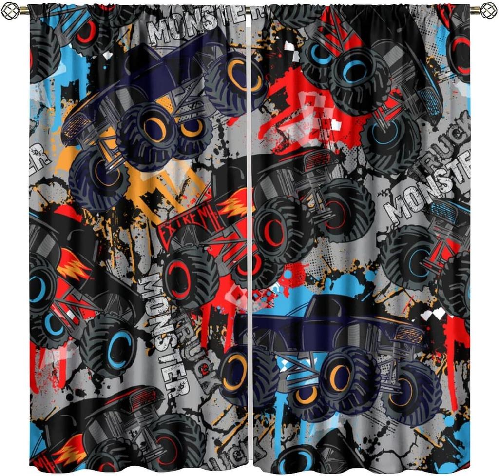 Colorful Inspirational Kids Curtains Quotes Cute Child Cartoon Motivational Rainbow Sun Rod Pocket Window Drapes For Kitchen