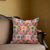 Star Check Square Jacquard Pillow Cover for Sofa Office Waist Cushion Cover Home Decorative Pillowcase