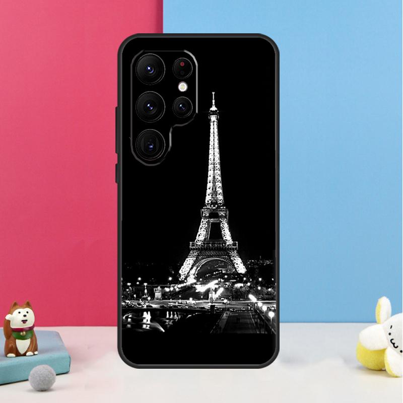 Paris Eiffel Tower Case For Samsung Galaxy S25 S24 S20 S21 S22 S23 Ultra S9 S10 Plus S23 FE Back Cover Shell