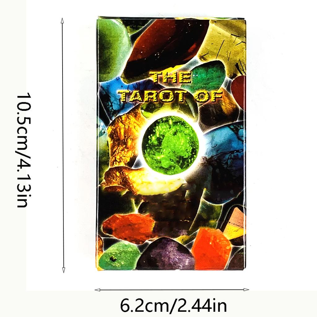 Tarot Cards 78Pcs Beautiful Design Cards High-Quality Cards, Family Gathering Game Cards ,Perfect For Divination & Gift Giving
