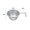 Camping Water Kettle Portable Collapsible Tea Boiling Water Pot with Handle Tableware for Camping Travel Self-Driving Essentials