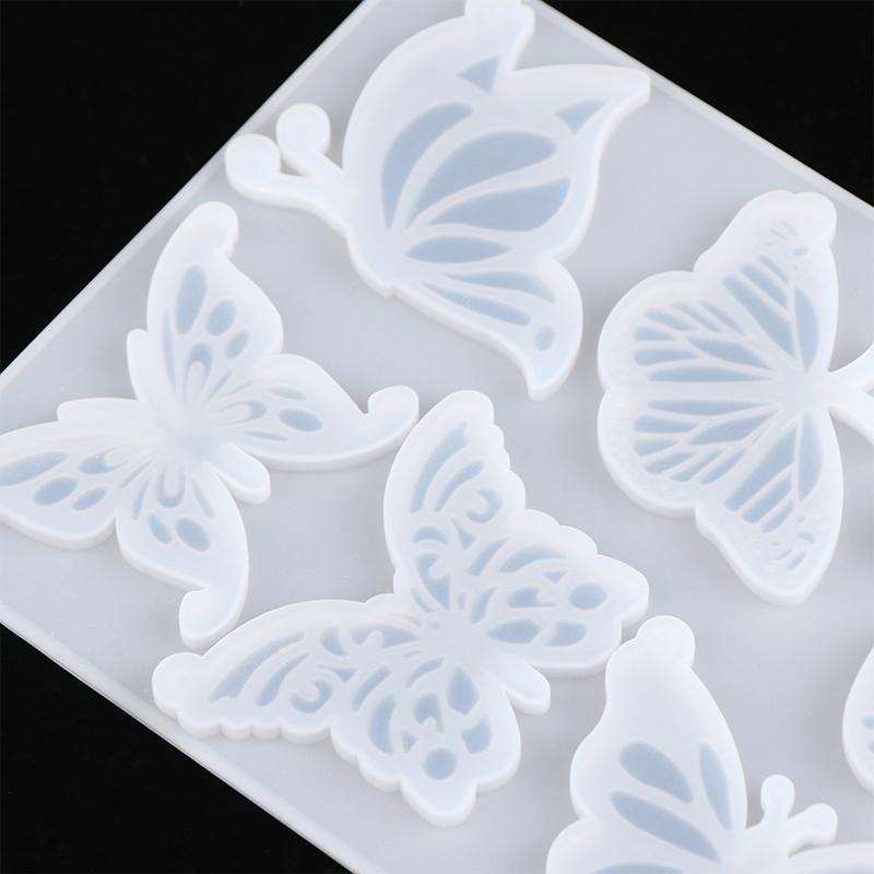 1Pc Butterfly Silicone Mold Diy Keyrings Eardrop Mold Jewelry Making Tools