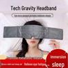 Gravity Eye Mask with Earplugs - Light Blocking, Ice Silk Sleep Headscarf for Men and Women