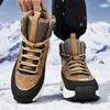 Warm Plush Men's Winter Sneakers Platform Outdoor Trekking Shoes Men N-slip High-top Hiking Shoes for Men Zapatillas De Hombre