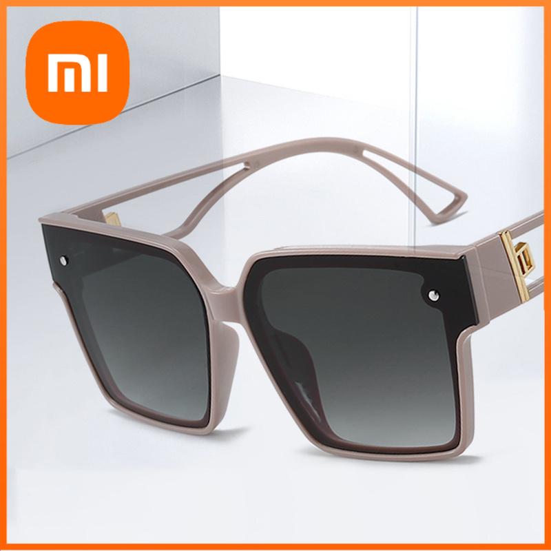 Xiaomi Sunglasses For Women Summer Uv Sunglasses 2025 Large Frame New Fashionable Round Face Internet Celebrity Glasses 715
