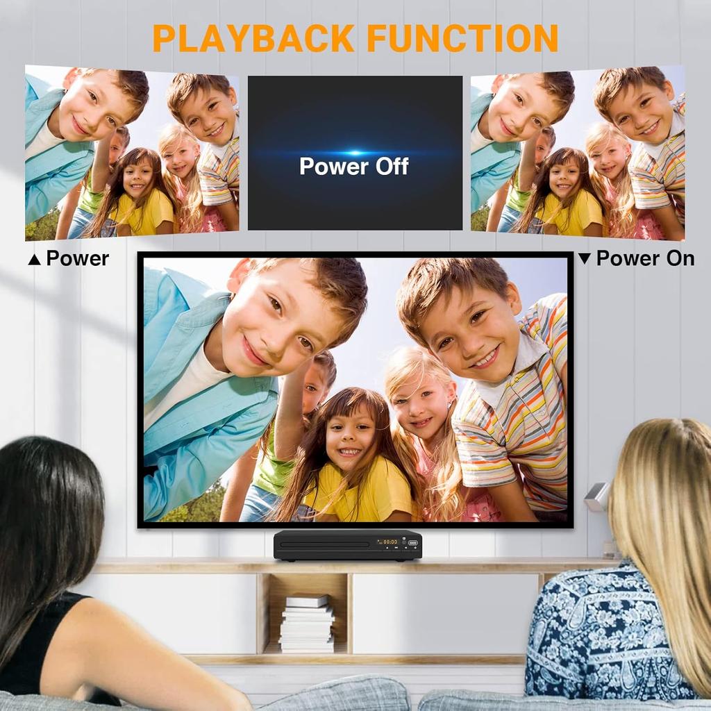 Domácí DVD přehrávač Přehrávač disků CD VCD Stroj s AV výstupem Dálkový USB mikrofon Full HD 1080P Box domácího DVD přehrávače Multimédia