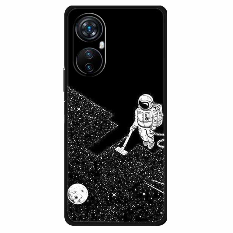 For Blackview A200 Pro Case Fashion Silicone Black Painted TPU Soft Phone Cover for Blackview A 200 Pro 6.67 Protective A200Pro -Blackview A200 Pro