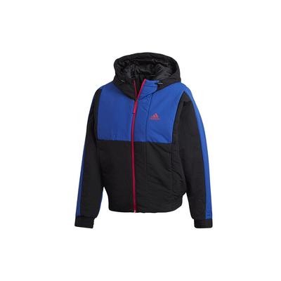 Back To Sport Warm Hooded Cotton Jacket Winter Women Jacket Black Blue FT2555