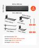 VEVOR Garage Tool Organizer 1257.3 Mm 272 Kg Wall Mount Garden Tool Rack