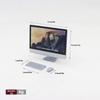 High Quality Cute 1/12 Dollhouse Miniature Computer Mini 1:12 Home Study Micro Scene Props Laptop Computer Room Furniture Decor