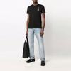Emporio Armani FW21 Logo Solid Color Short Sleeve T-Shirt Men Tops Black 6KPT47-PJ03Z-1200
