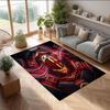 AC Milan Printed Flannel Area Rug Non Slip Soft Polyester Floor Carpet Indoor Decor Mat for Bedroom Living Room Sofa Game Room Home Decoration
