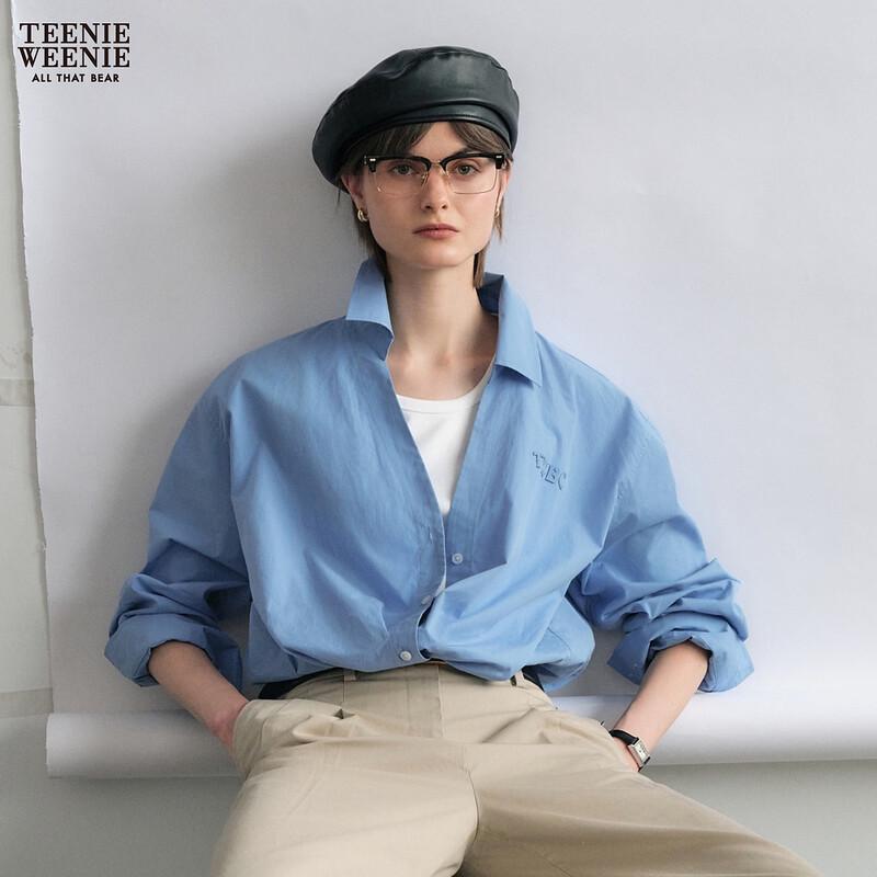 Teenie Weenie Women s Simple Little Bear Spring Blouse S