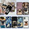 Cute Pug Dog New High-End Shell Phone Case for OPPO A3 Pro A72 A74 A76 A77 A77S A78 A79 A94 A95 A18 A40M A58