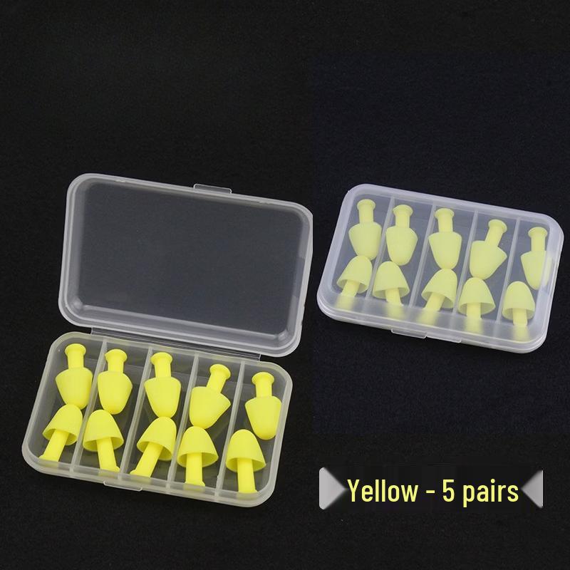 

Silicone Earplug Set for Swimming & Sleep (5 Pairs)