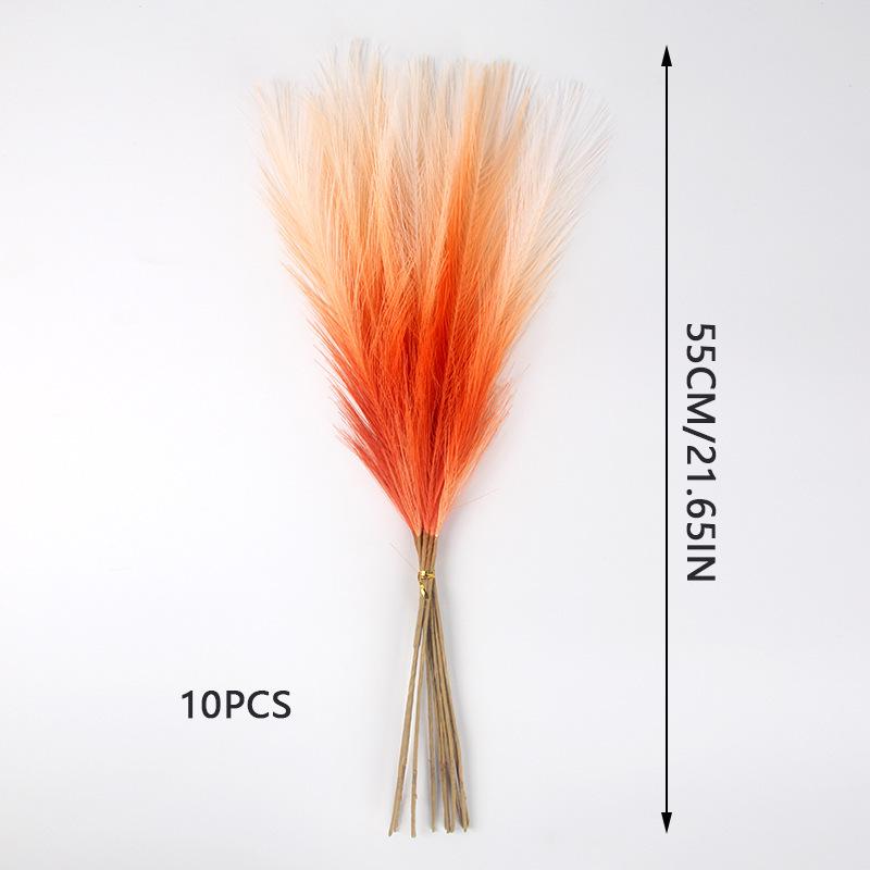 Nordic Bohemian Pampas Grass: 55cm Artificial Cattail & Preserved Flowers