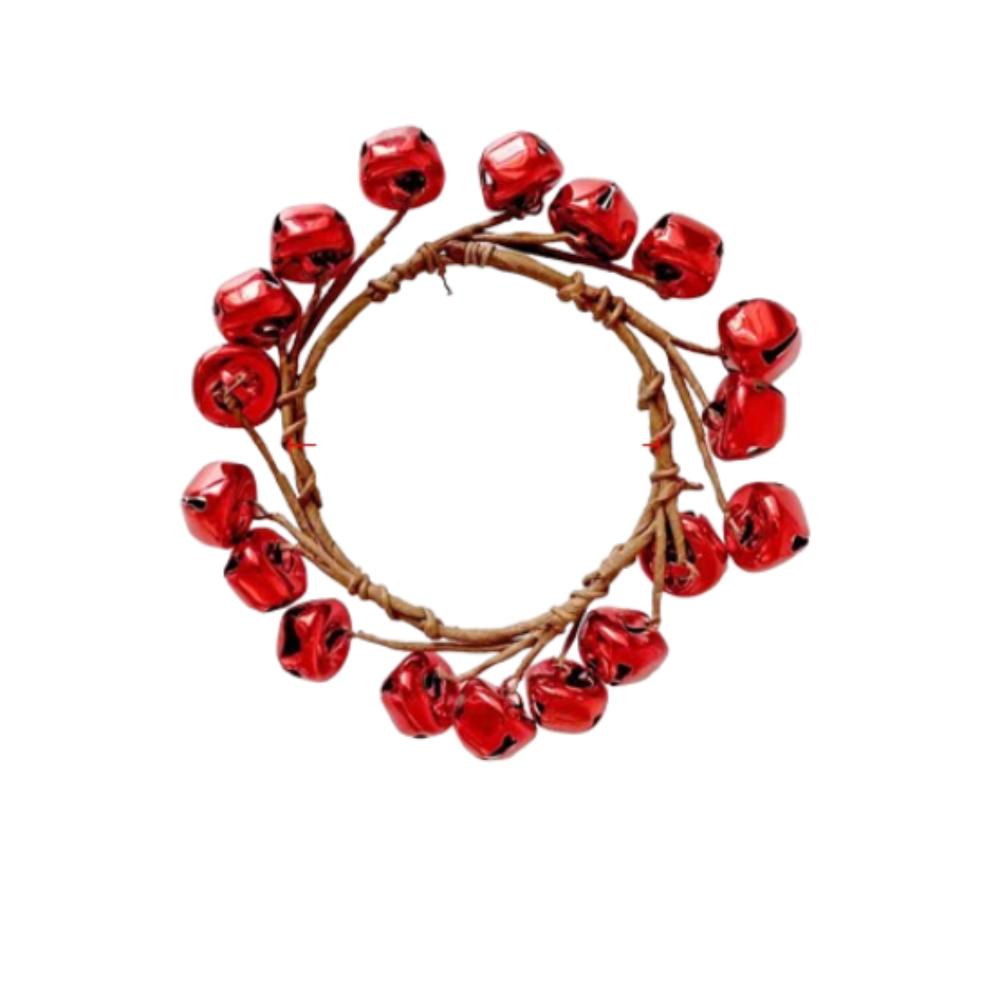 

12/14cm Iron Bell Candle Holder Red Green Merry Christmas Decorations Hotel Office Decor S красный