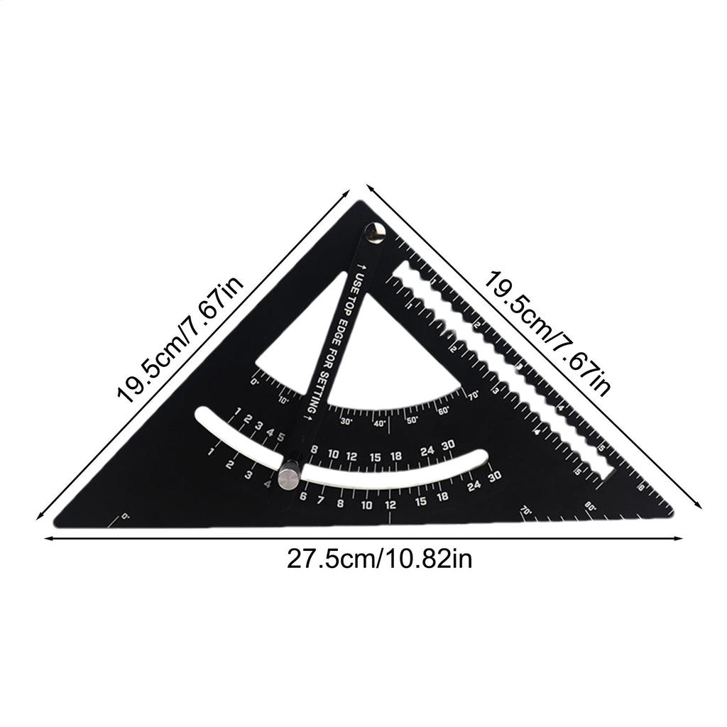 Woodworking Measuring Tools 90 Degree Angle Finder Isosceles Square Ruler Measuring Tools For Furniture Cabinet Flooring Framing