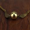 Harry Potter Deathly Hallows Bracelet: Electroplated Gold Snitch Design