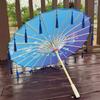 Chinese Style Silk Fabric Tassel Umbrella Handheld Ancient Dance Umbrella Tassel Umbrella  Girls