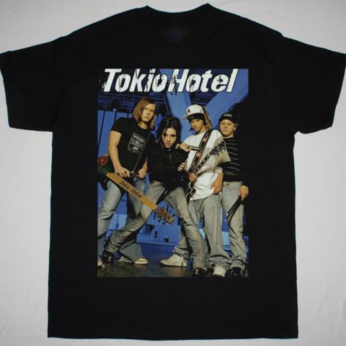 

Футболка Tokio Hotel с коротким рукавом Черная Унисекс Футболка S