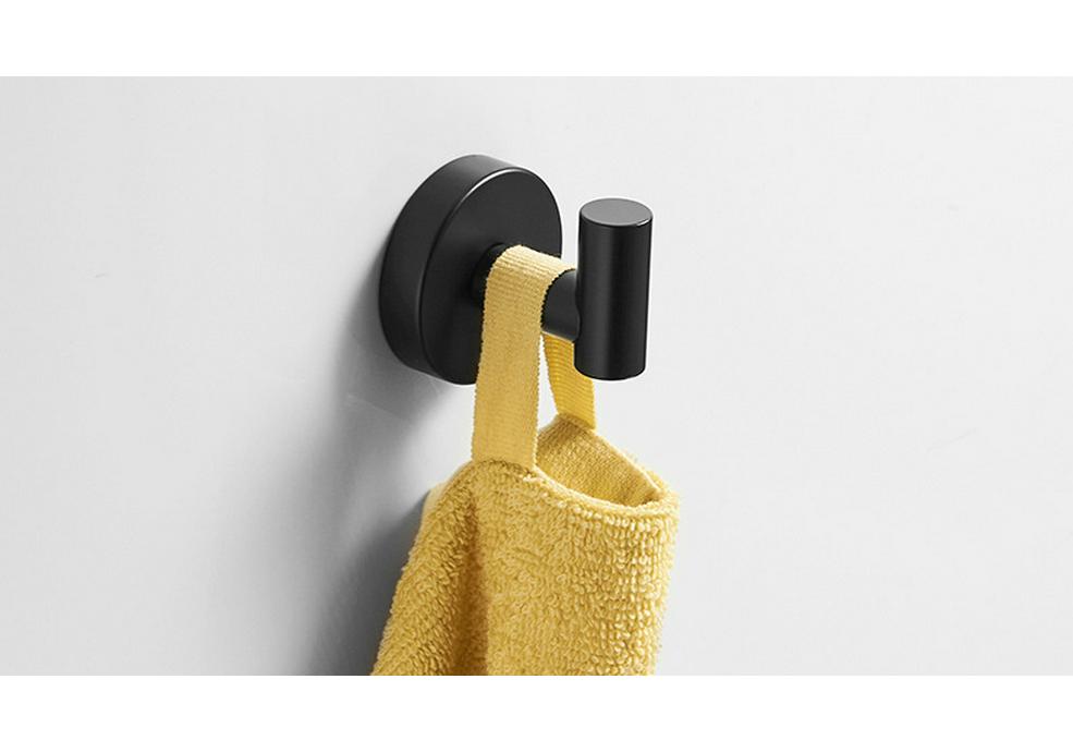 304 Stainless Steel Towel Bar, Paper Holder & Clothes Hook Bathroom Set - 3 Pieces