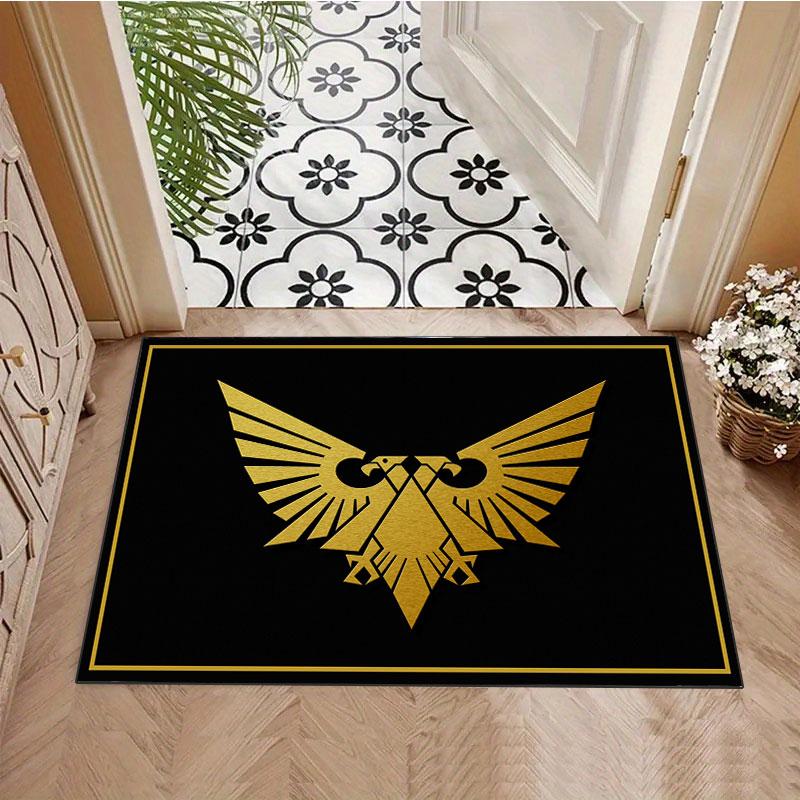 Imperial Fortress World Double-Headed Eagle Carpet, suitable for living room, bedroom, game room, computer room and home décor.