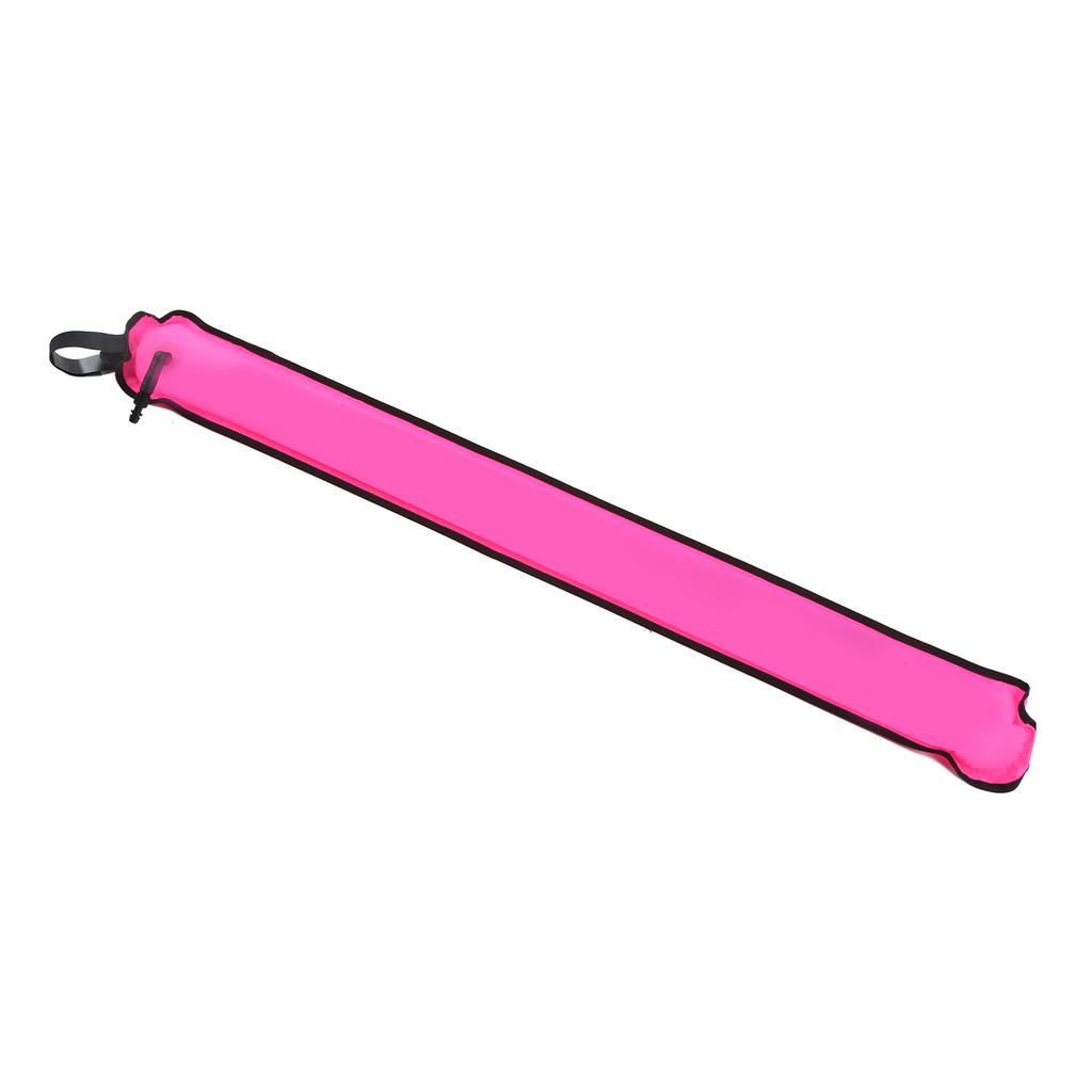 Diving Surface Marker Buoy Nylon Closed Type Multipurpose Diving Inflatable Buoy for DivingRose Red