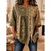Summer Casual Women's Half Sleeve Shirt, Fashion 3D Stereo Print, Loose Simple Version Skin-Friendly Breathable Daily Top