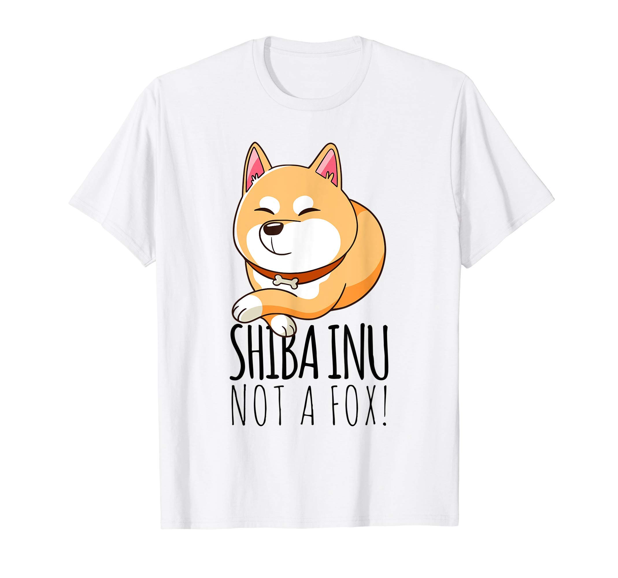 

Japanese Shiba Inu Not a Fox Cute Dog T-Shirt белый