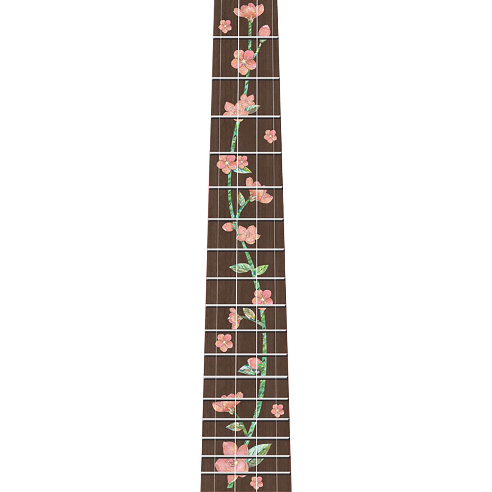 

Ukulele Fretboard Note Decal Guitar Inlay Sticker Decoration 23inch Ukulele Fretboard Sticker for Guitar Bass Ukulele T
