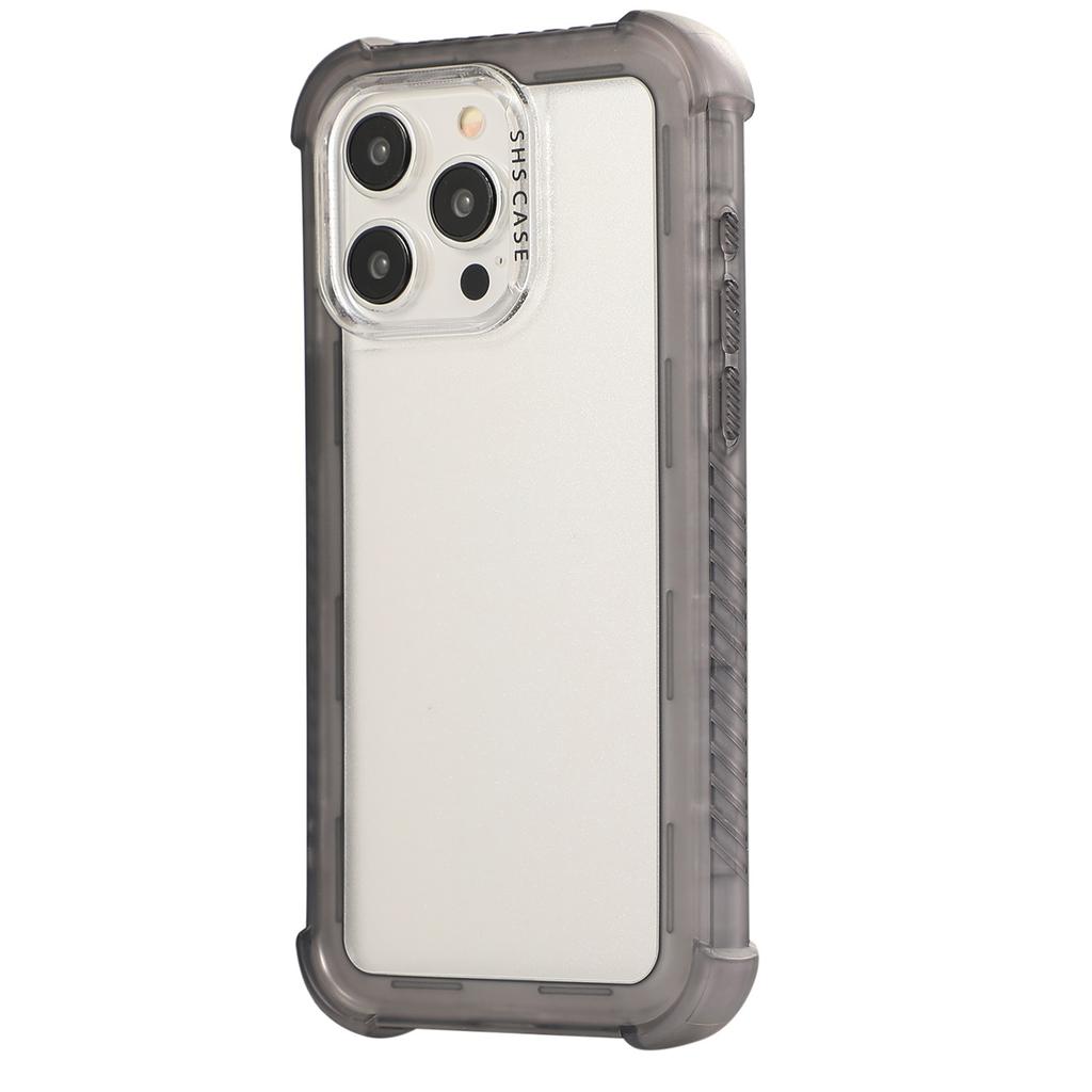 For iPhone 15 Pro Case Non-Slip Side Edge TPU+PC Matte Phone Cover