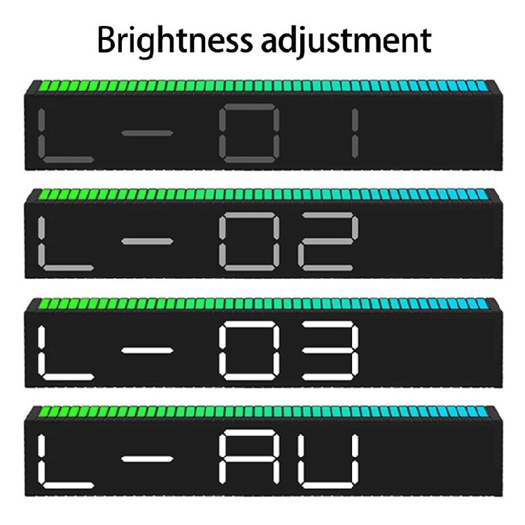 Elegant Bedside Clock With Large Led Screen Date Time 12/24 Display For Students Bedroom or Study