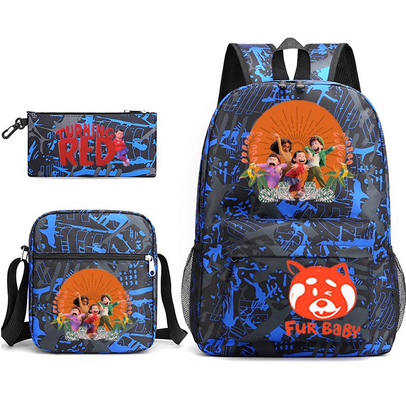 2022 Youth Metamorphosis 3 Sets/piece Laptop Backpack School Teen Girl Student Schoolbag