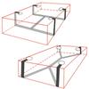 Erotic Bondage Bed Games Adult Sex Products BDSM Sex Bondage Set Women Handcuffs Ankle Cuff Restraints Sex Toys for Couples Anal