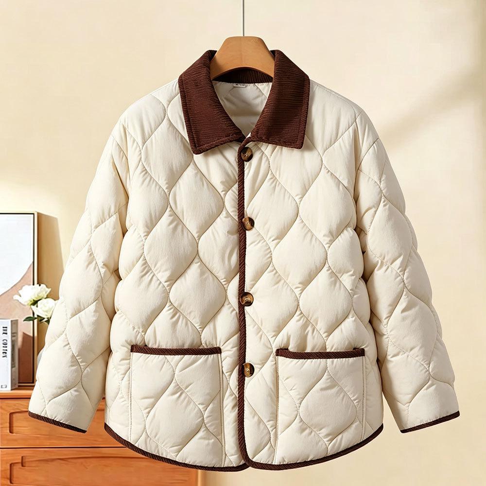 Women S Korean Style Winter Cotton Padded Warm Coat