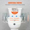 VEVOR Raised Toilet Seat 5" (12.7 Cm) Height Raised 350 Lbs/158.8 Kg for Round and Elongated Toilet