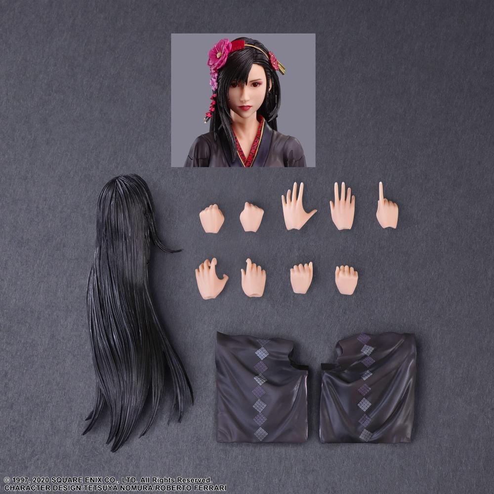 Final Fantasy VII Remake PLAY ARTS Кай Тифа Локхарт Экзотическое платье Ver. Подвижная — фото 2