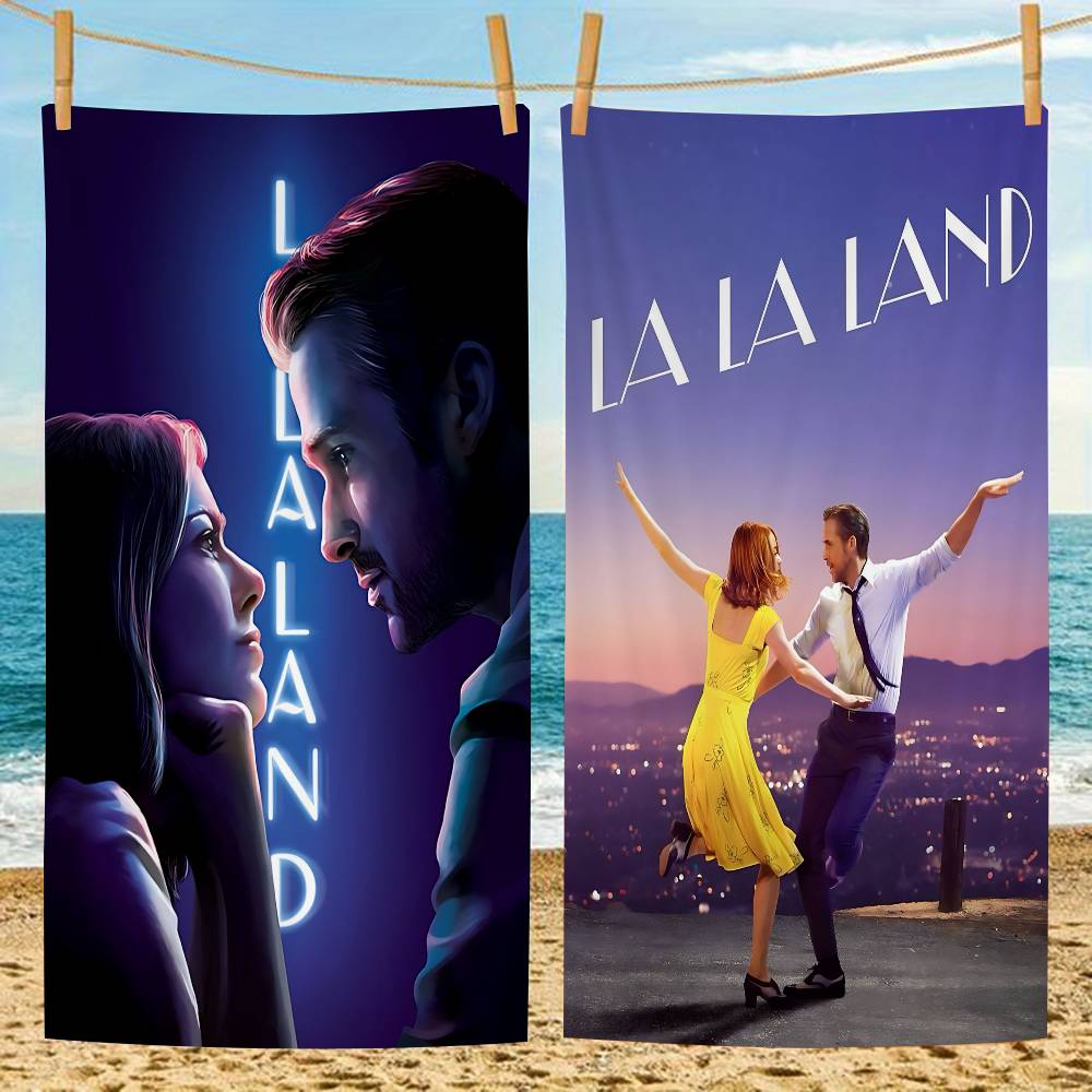 La La Land Music Classic Movie Big Microfiber Beach Towels Quick Dry Towel Sand Beach Towels Pool for Travel Swim Pool Yoga