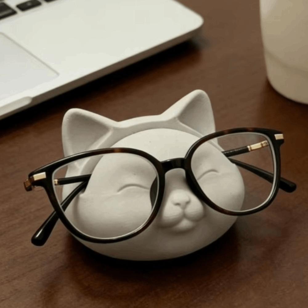 Desktop Storage Glasses Holder Stand Cute Cat Sunglasses Display Stand  for Office Use