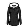 Autumn Winter Women Warm Parkas Hooded Retro Thick Plush Coats Female Fleece Lined Mid-Long Cotton Jacket Warm Coats Clothing