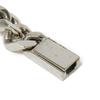 Used 12564 Bracelet Chain Monogram M62486 7986 LV Logo Flower Curb Chain Metal Silver Men's from Japan AUTHENTIC