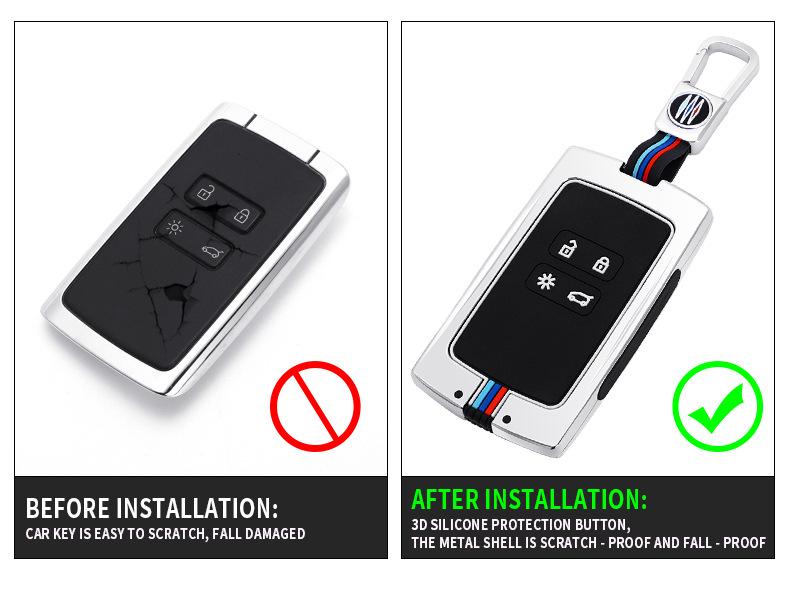 Renault Key Bag for 18 Model Koleos, Kadjar, Espace, K-Bin Car Keys