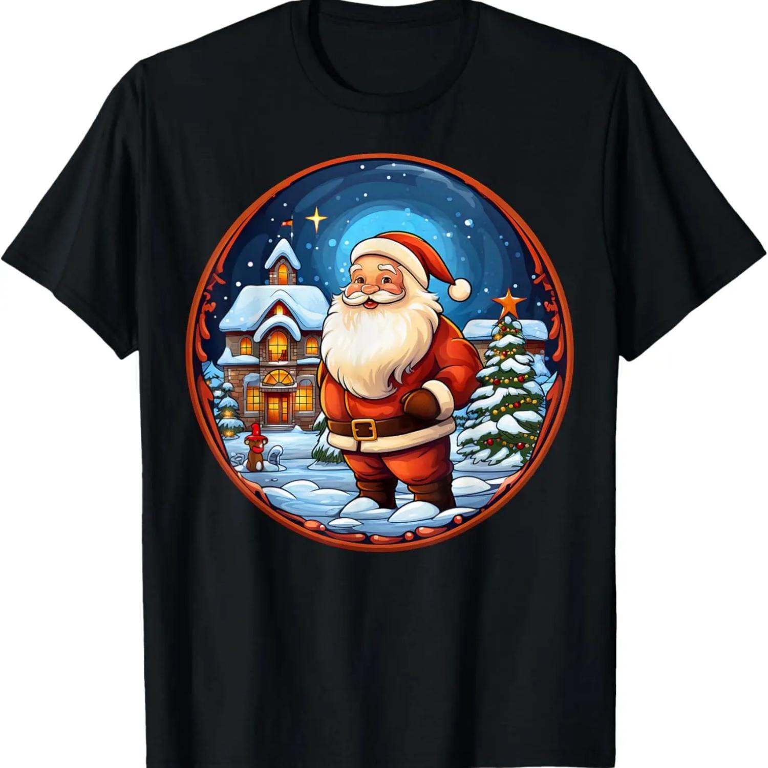 Santa Claus Christmas T-Shirt S
