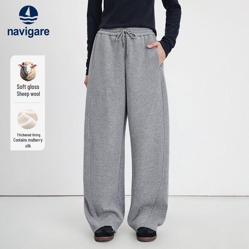 

Navigare Women s Autumn/Winter Elastic Loose Fit Casual Pants M
