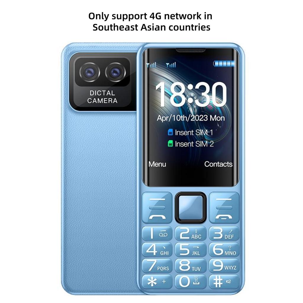 i79(H6) 4G Mini Mobile Phone LTE Button Phone 2.4inches TFT 1500mAh Alarm Music Player Flashlight Dual SIM Feature CellPhone